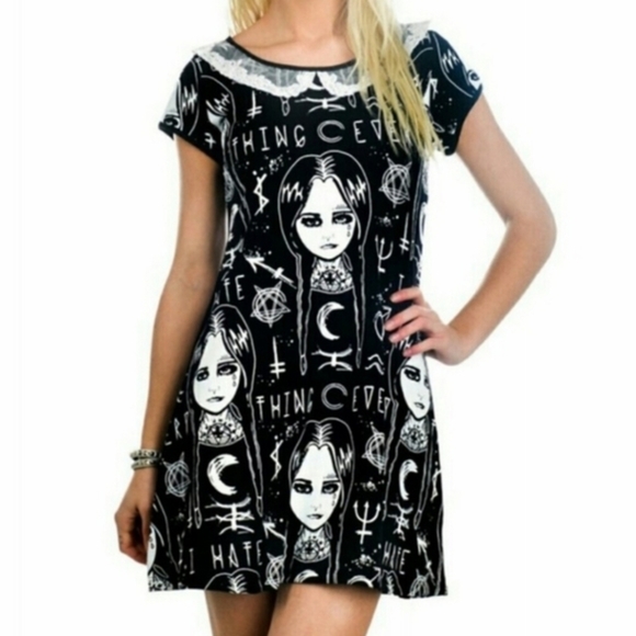 Rat Baby Occult Gothic Dress | “I Hate Everything” | Size XL | Rare Find | EUC - Picture 17 of 17